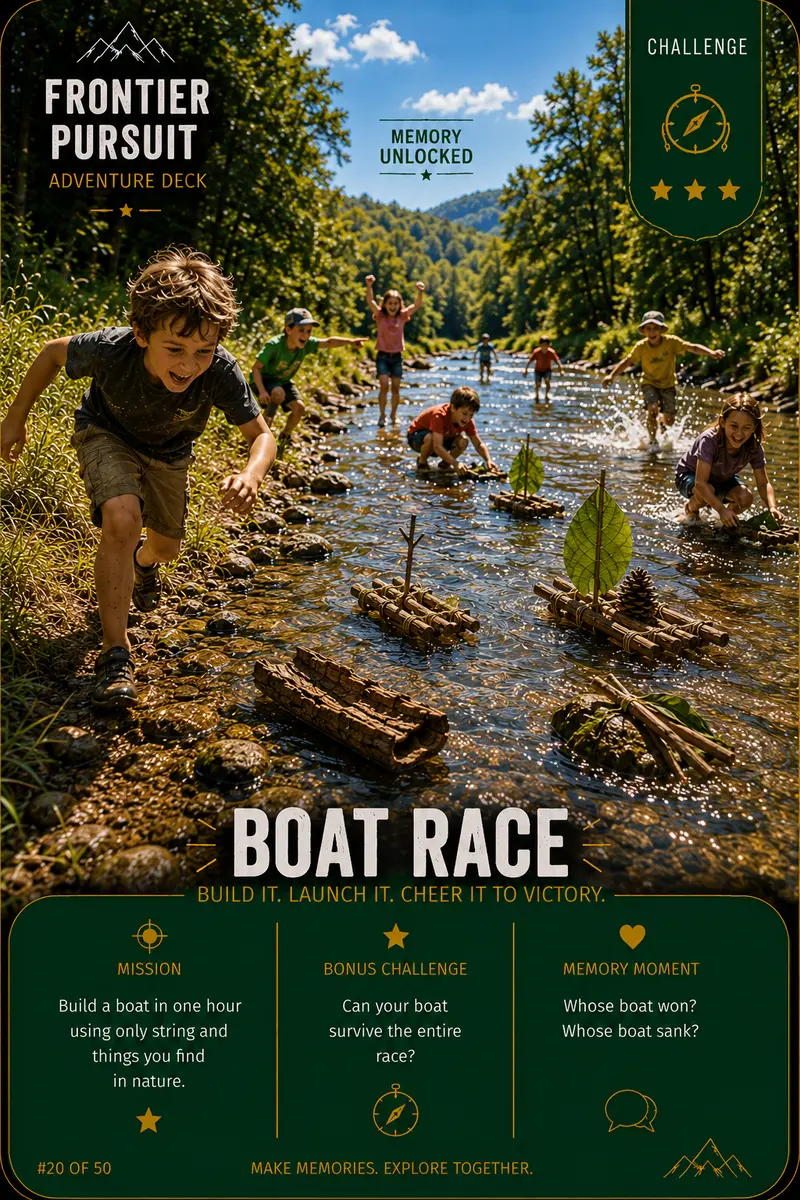 Boat Race adventure card