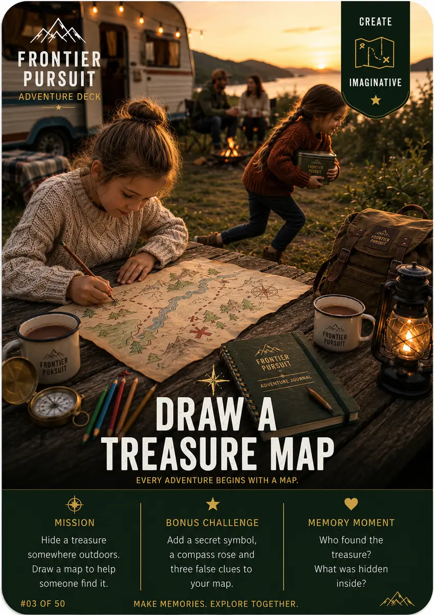 Draw a Treasure Map card