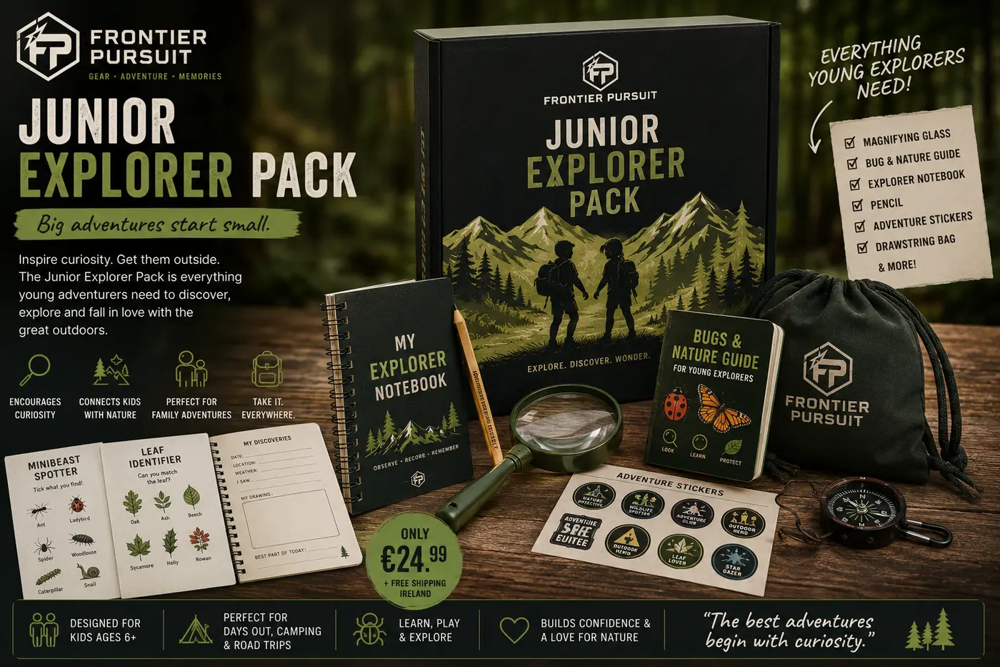 Junior Explorer Pack concept