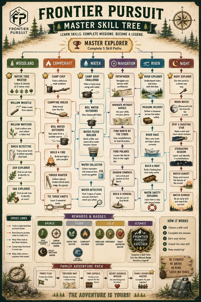 Frontier Pursuit Master Skill Tree