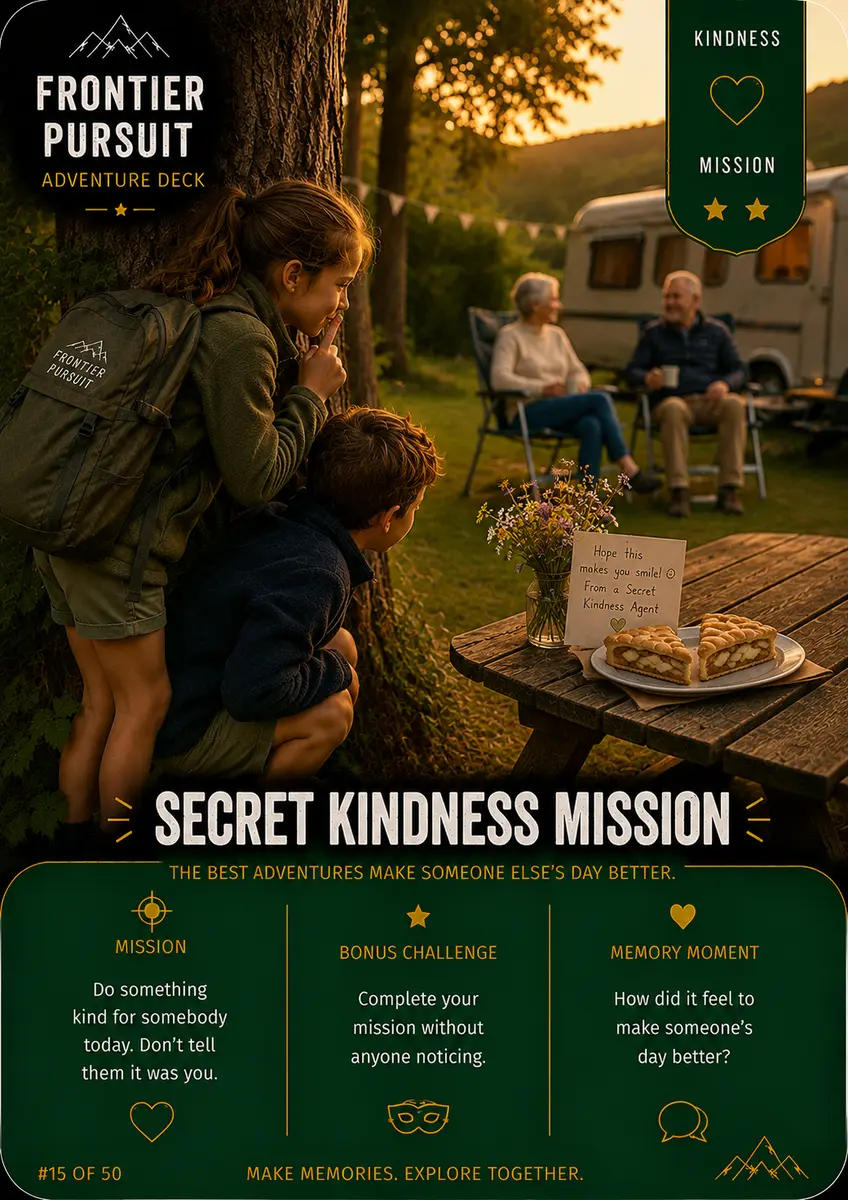 Secret Kindness Mission adventure card