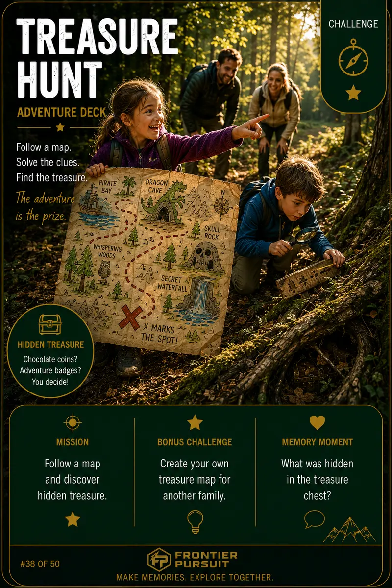Treasure Hunt adventure card